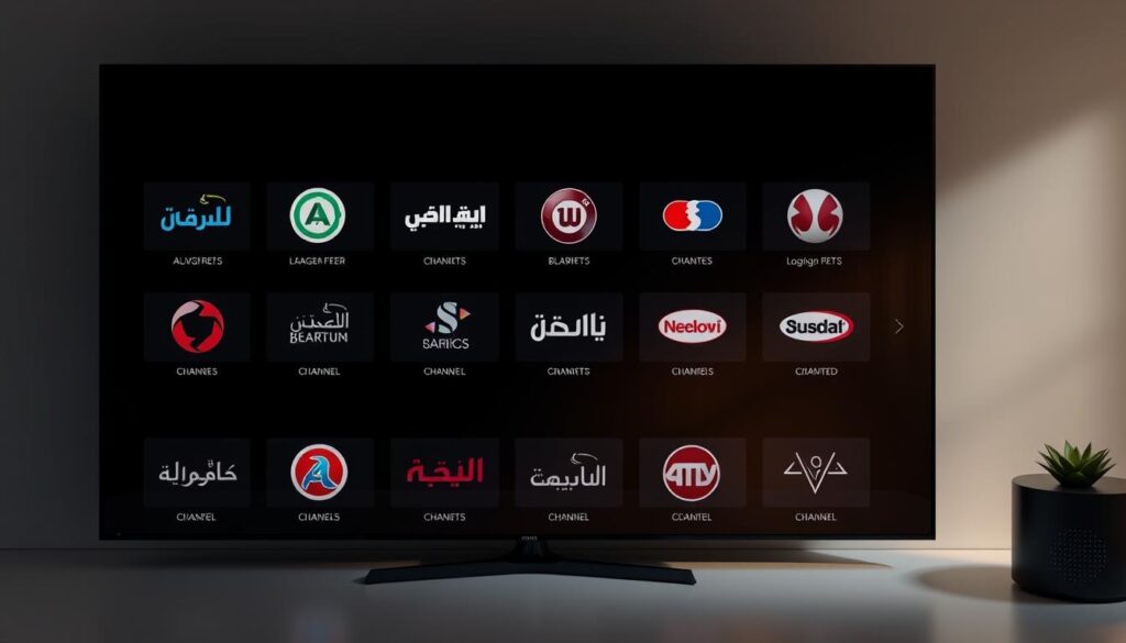 Arabic IPTV Channel Navigation