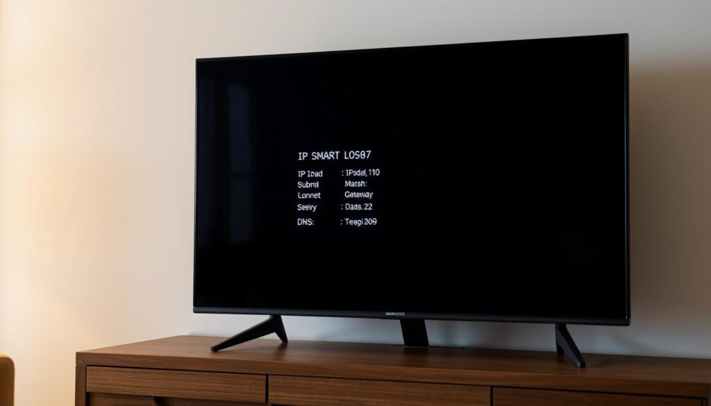IP Smart TV Network Connection Details