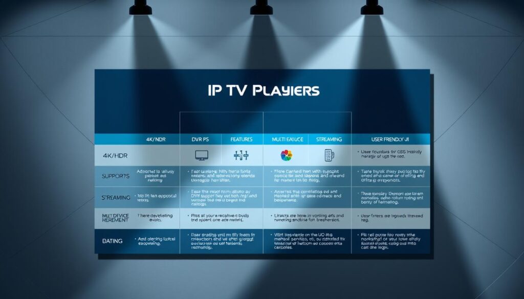 IPTV Player Features Comparison