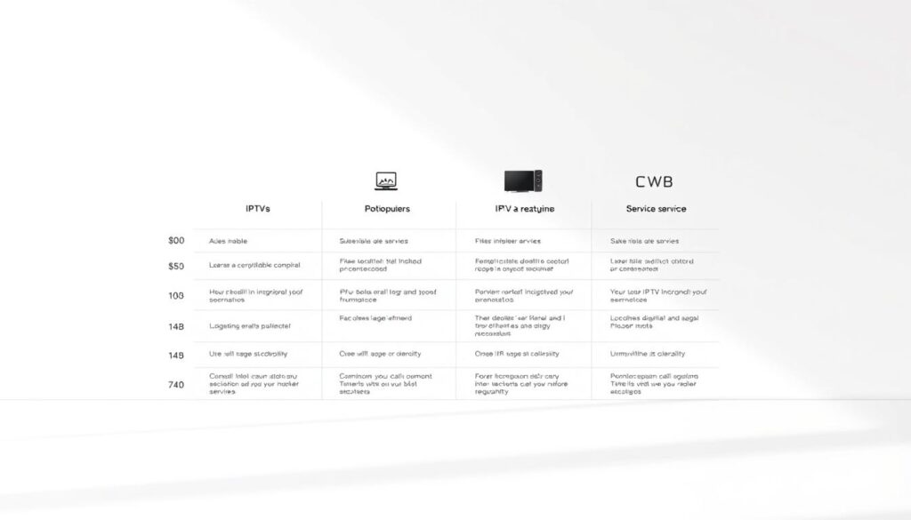 IPTV Service Features Comparison