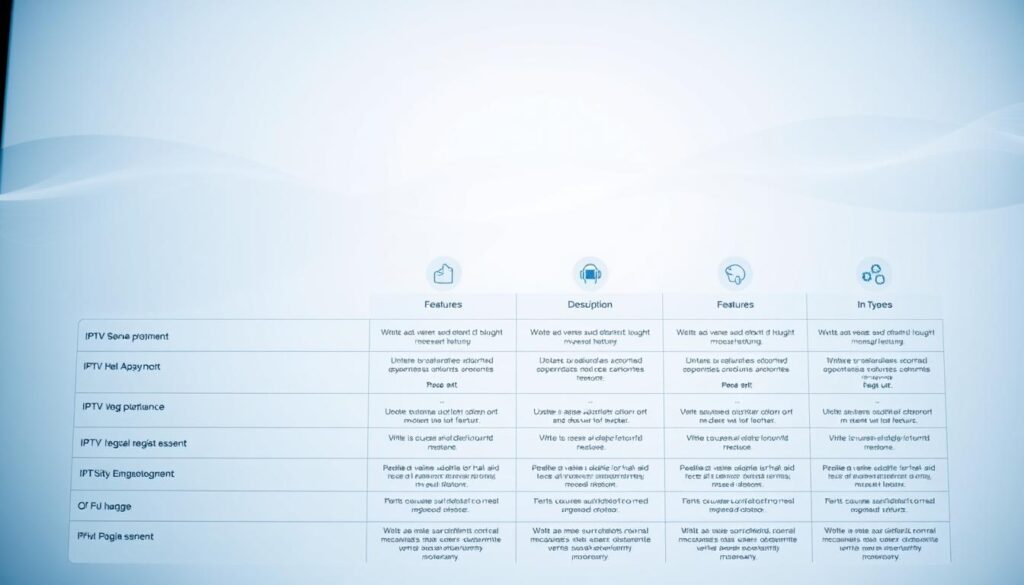 IPTV Streaming Features Comparison