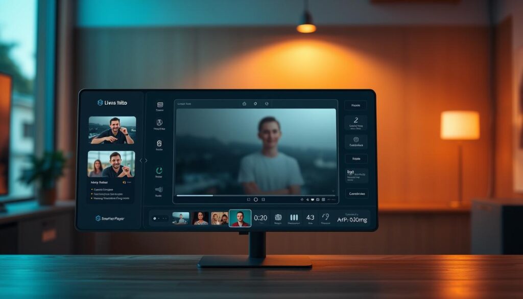 Smarters Player Live Streaming Interface