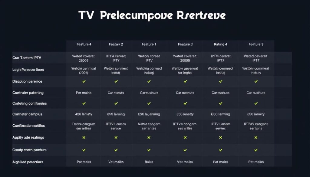 Top IPTV Providers Comparison