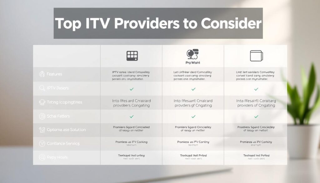 Top IPTV Service Providers Comparison