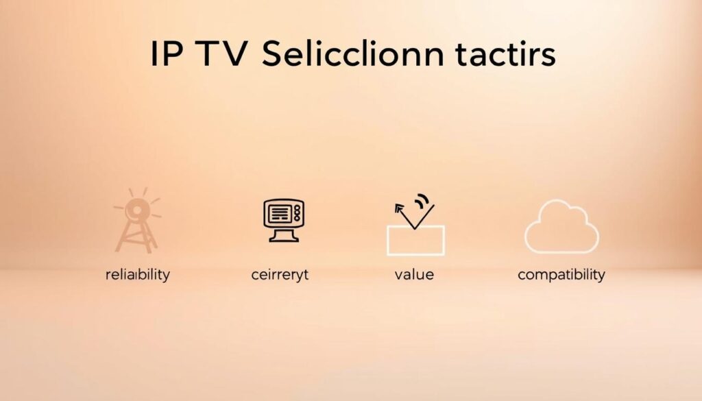 IPTV Service Selection Factors