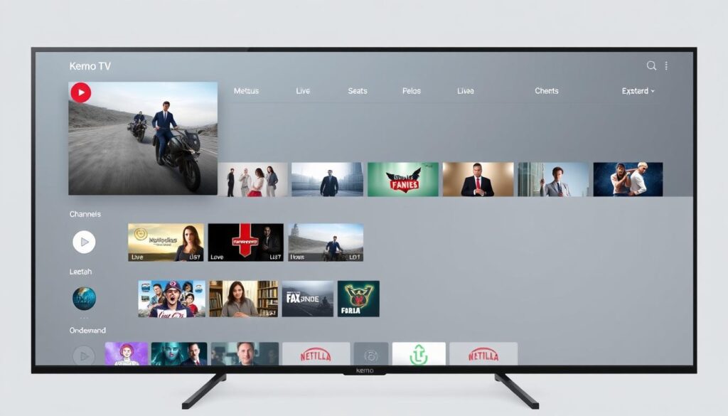 Kemo IPTV User Interface