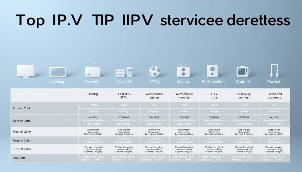 Top IPTV Providers Comparison