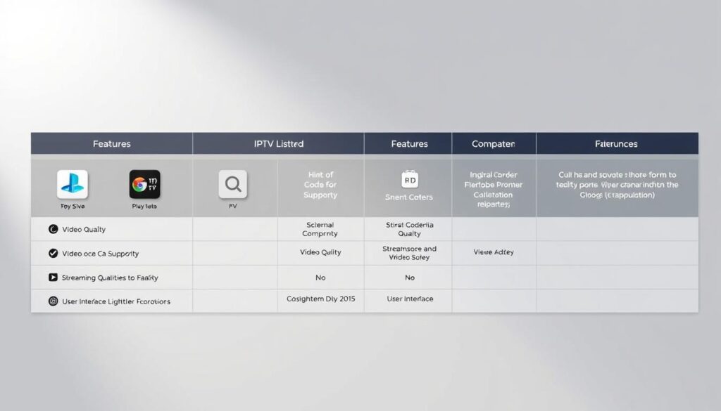 IPTV Player Features Comparison