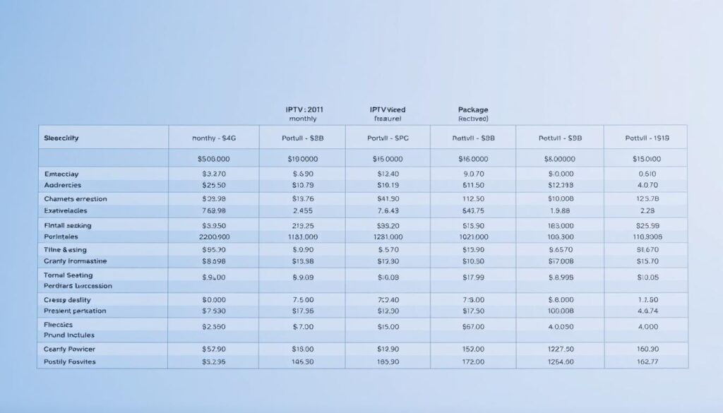 IPTV Pricing Comparison