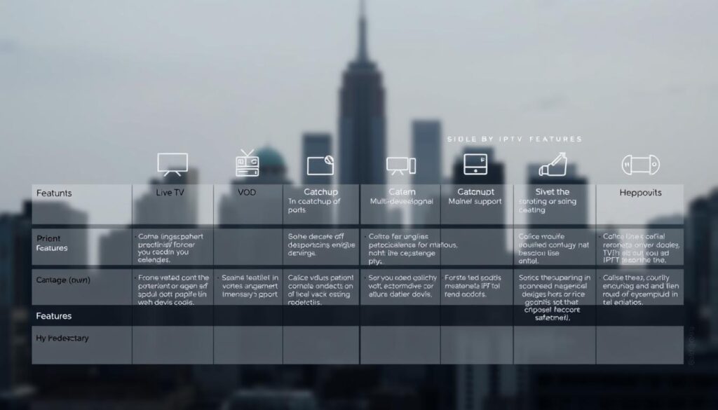 IPTV Service Features Comparison