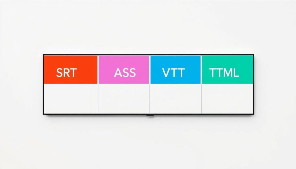 IPTV Subtitle Formats Comparison
