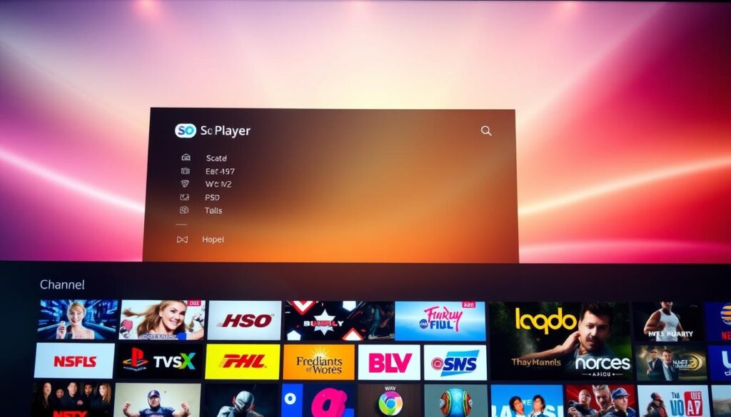 So Player IPTV Channel Interface