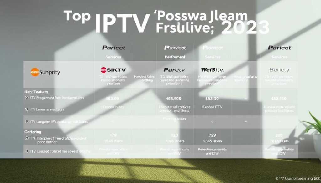 Top IPTV Providers Comparison