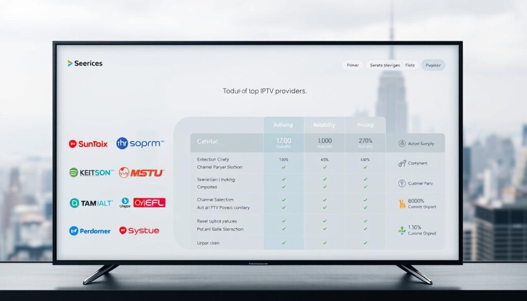 Top IPTV Providers Comparison