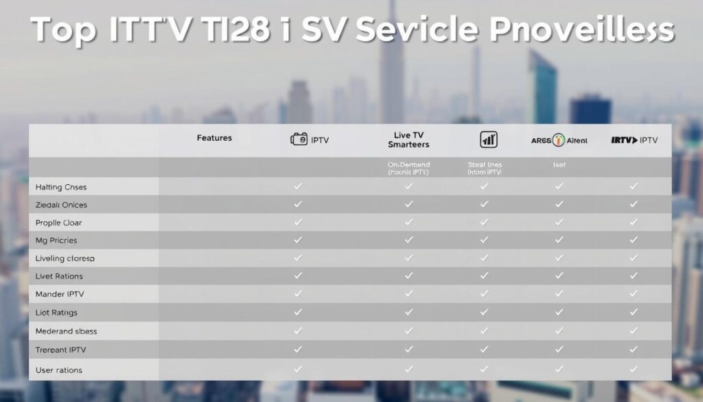 Top IPTV Providers Comparison