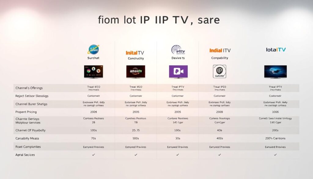 Top Indian IPTV Providers Comparison