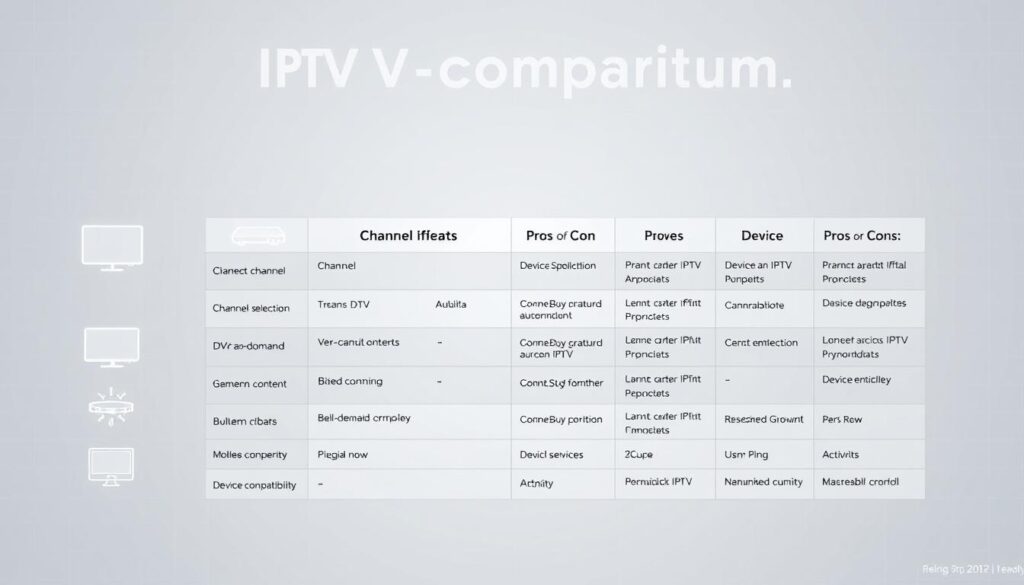IPTV Service Comparison