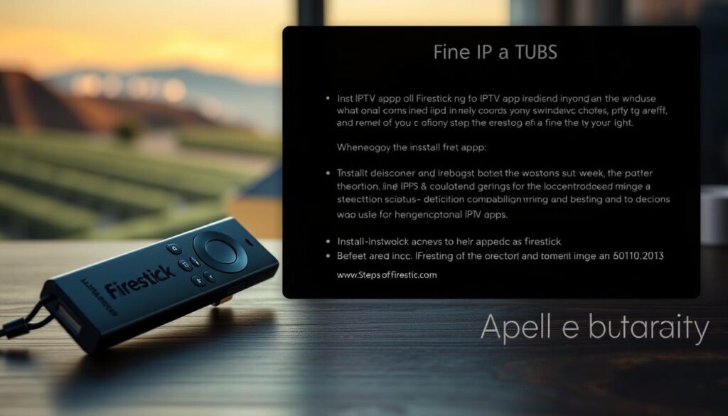 IPTV App Installation on Firestick