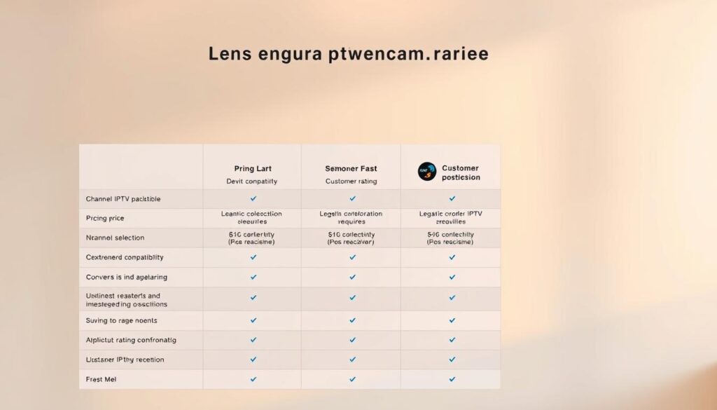 IPTV Provider Comparison