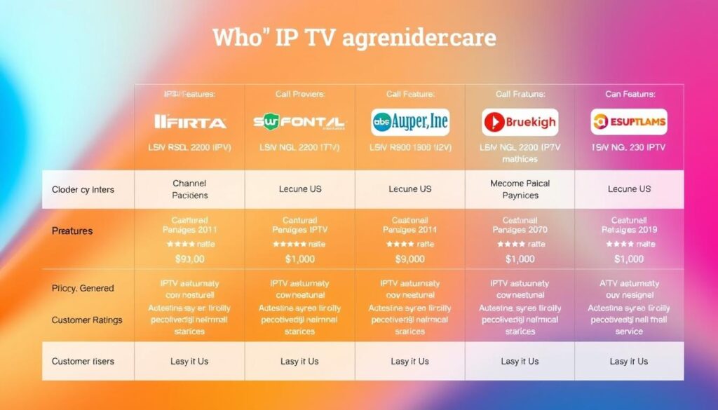 IPTV Providers Comparison