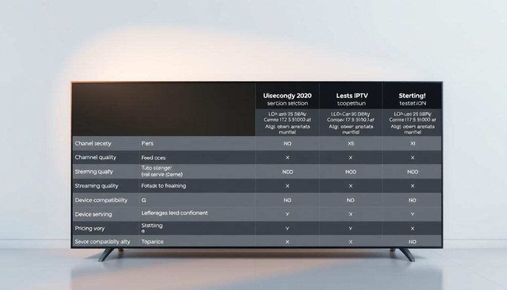 IPTV Service Comparison