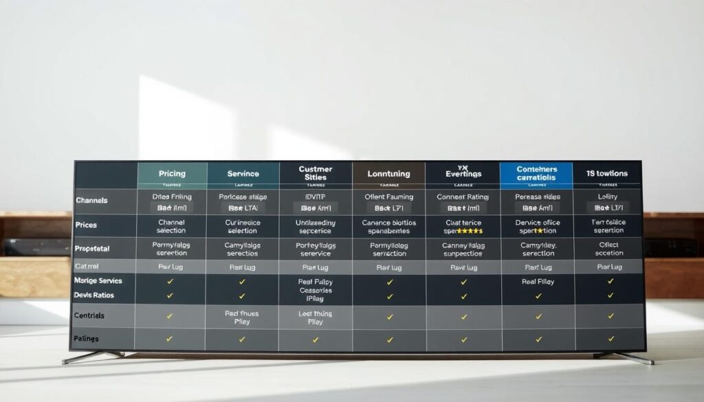 IPTV Service Features Comparison