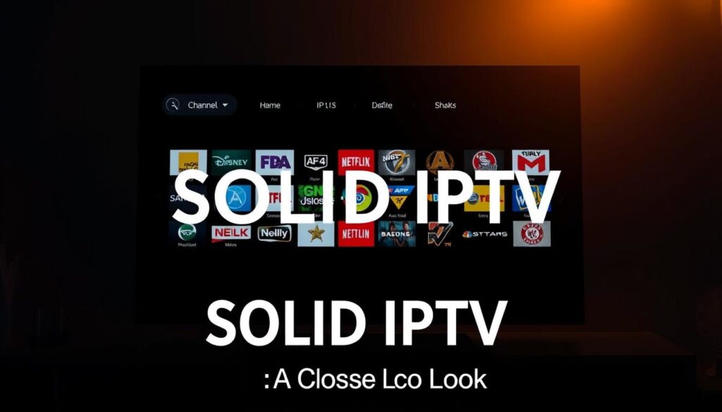 SOLID IPTV Channel Selection