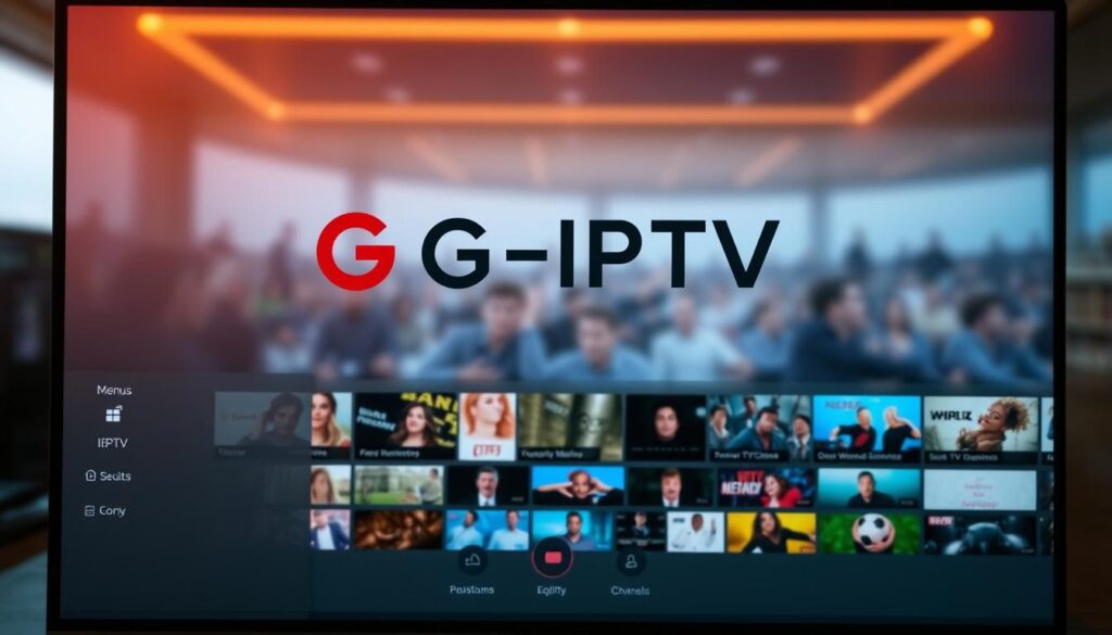 G-IPTV Android Streaming Interface