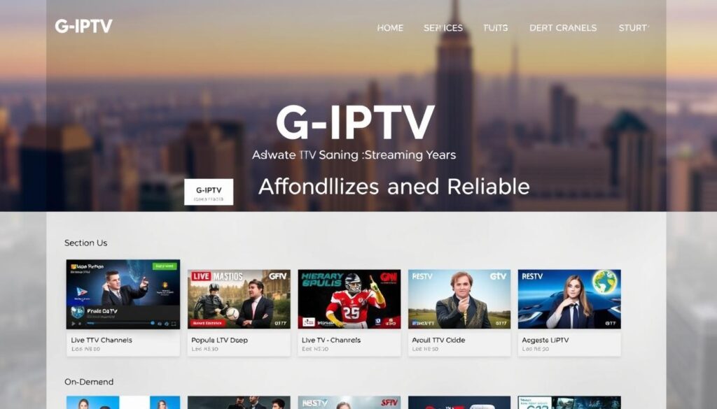 G-IPTV Streaming Services