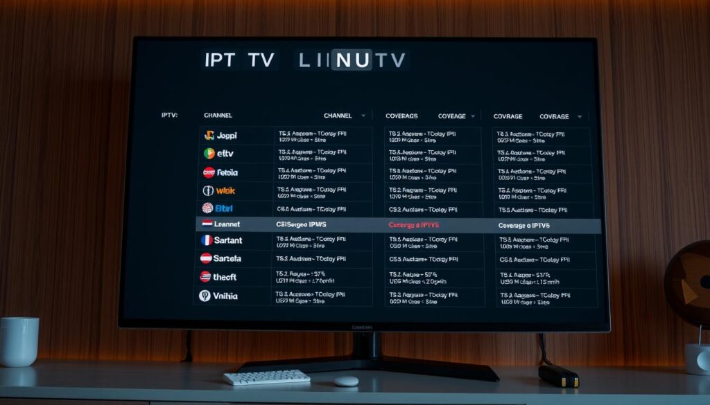 IPTV Channel Lineup Comparison