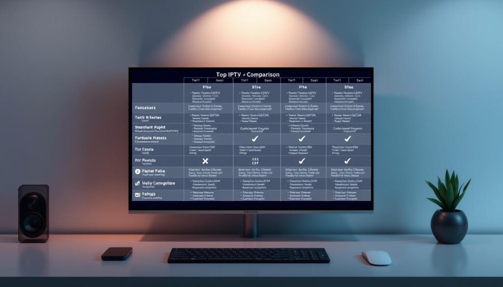 IPTV Comparison Chart