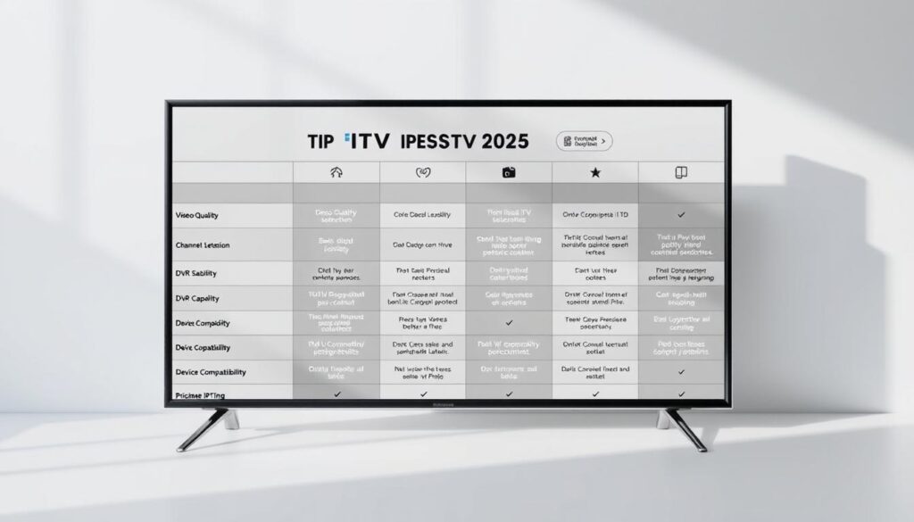 IPTV Service Features Comparison