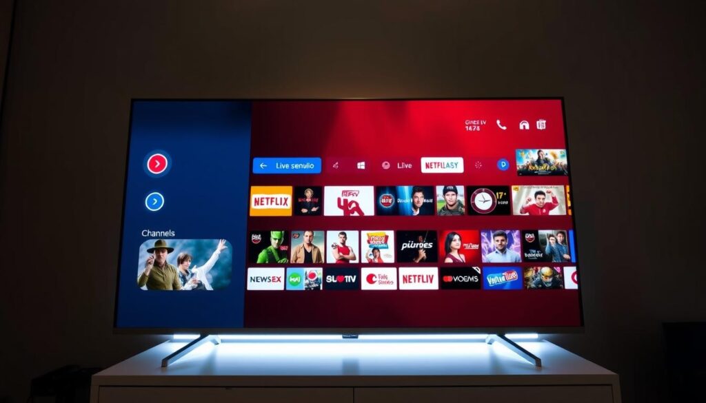 IPTV Streaming App Interface