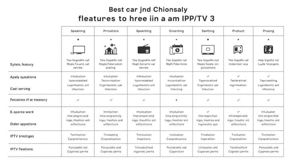 IPTV Streaming Features Comparison