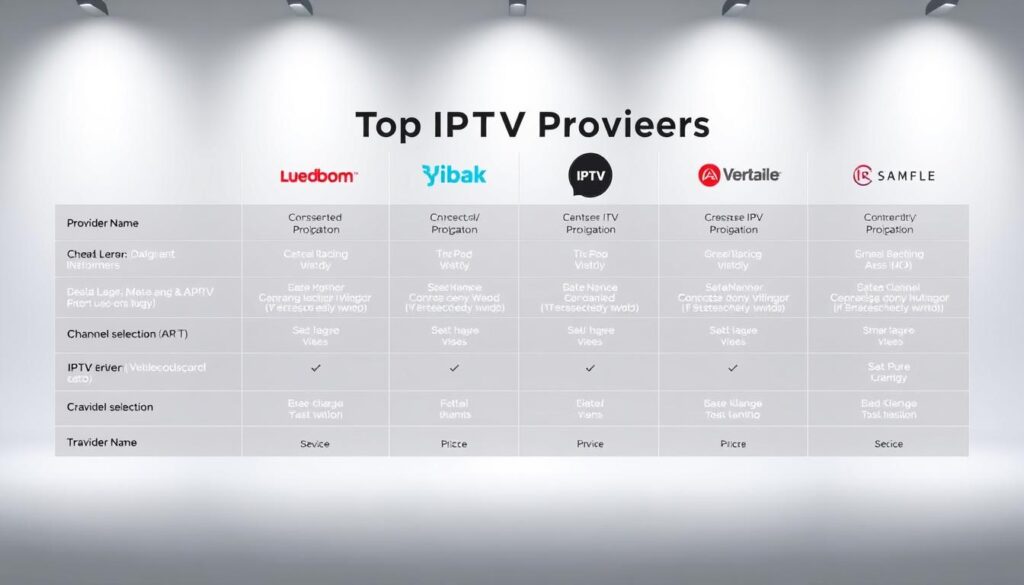 Top IPTV Providers Comparison
