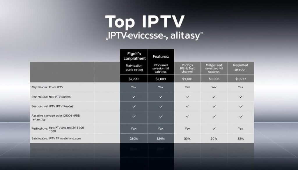 Top IPTV Providers Comparison
