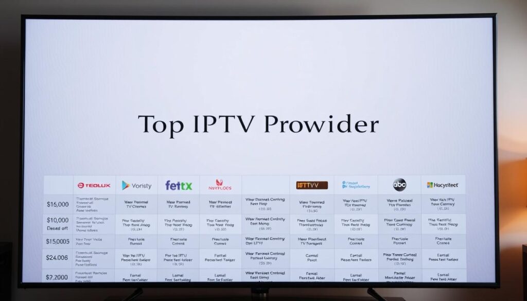 Top IPTV Providers Comparison