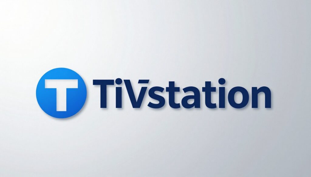 Generate an image of the TiVistation logo with a professional, customer-support-focused design. Generate an image of the TiVistation logo with a professional, customer-support-focused design.