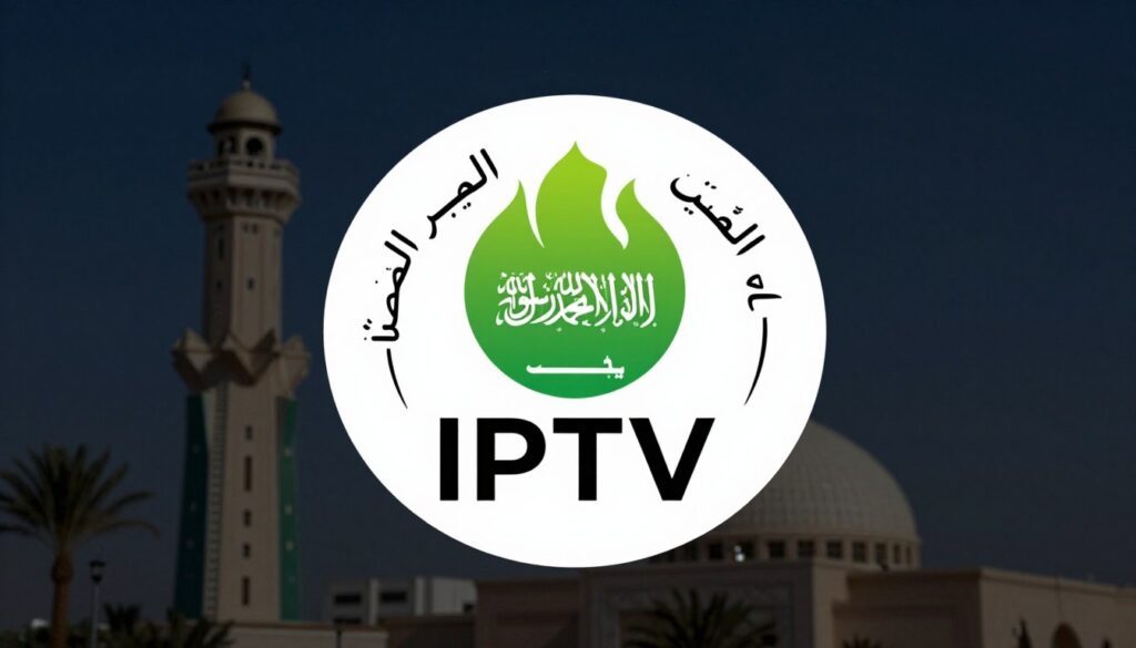 Falcon IPTV KSA logo with Arabic TV channels Falcon IPTV KSA logo with Arabic TV channels