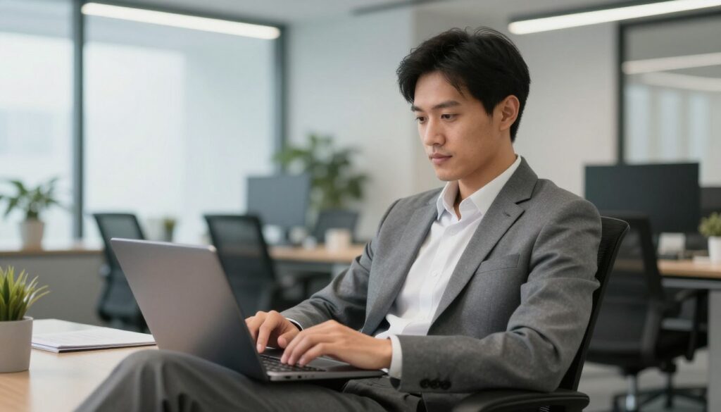 Generate an image of a person enjoying high-speed streaming on their device. Generate an image of a person enjoying high-speed streaming on their device.
