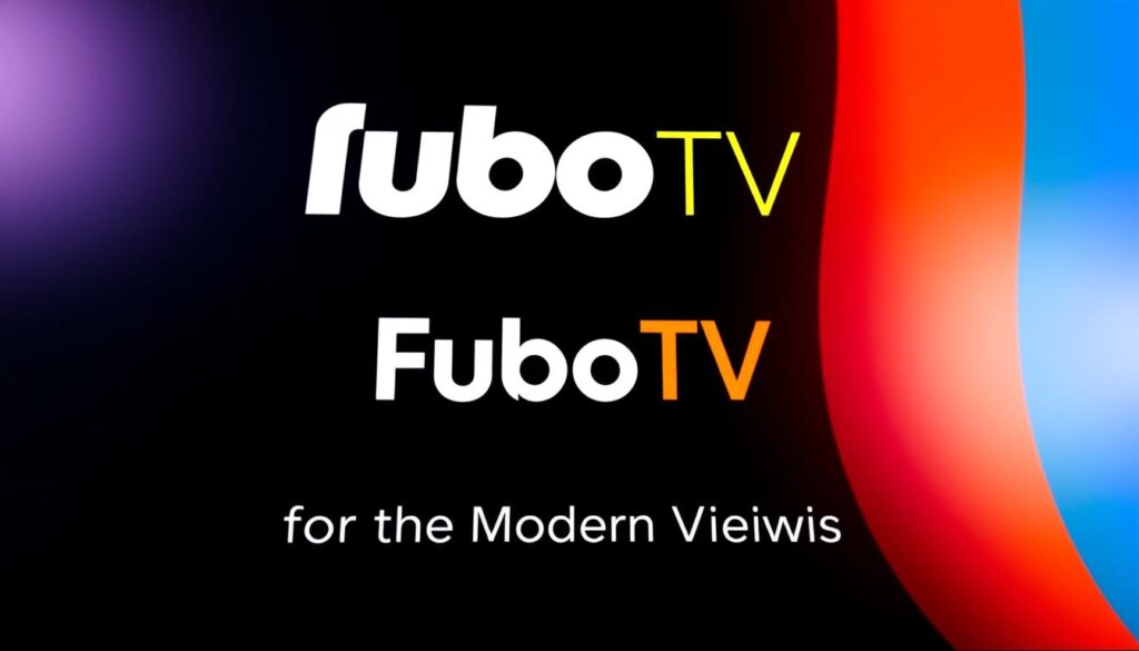 Generate an image of the FuboTV logo with a tagline "Sports-Centric TV for the Modern Viewer" Generate an image of the FuboTV logo with a tagline "Sports-Centric TV for the Modern Viewer"
