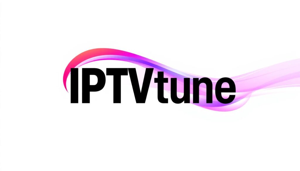 Generate an image of the IPTVtune logo with a dynamic, modern design. Generate an image of the IPTVtune logo with a dynamic, modern design.