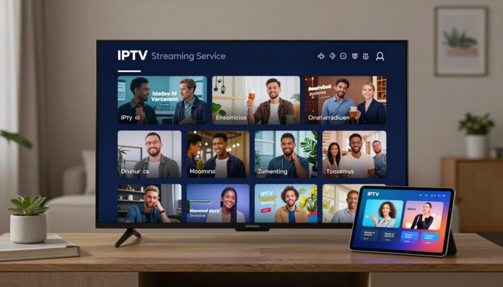 Generate an image representing Hot IPTV streaming service Generate an image representing Hot IPTV streaming service