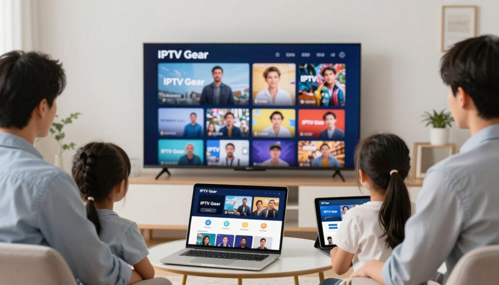 Generate an image representing IPTV Gear subscription Generate an image representing IPTV Gear subscription