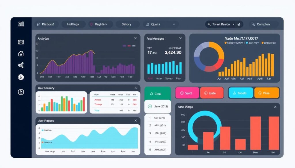 Generate an image representing a high-quality IPTV reseller panel dashboard Generate an image representing a high-quality IPTV reseller panel dashboard
