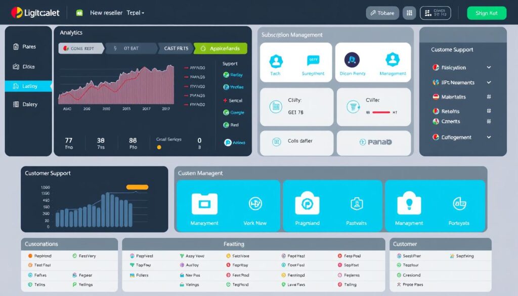 Image of DigitaLizard IPTV Reseller panel interface Image of DigitaLizard IPTV Reseller panel interface