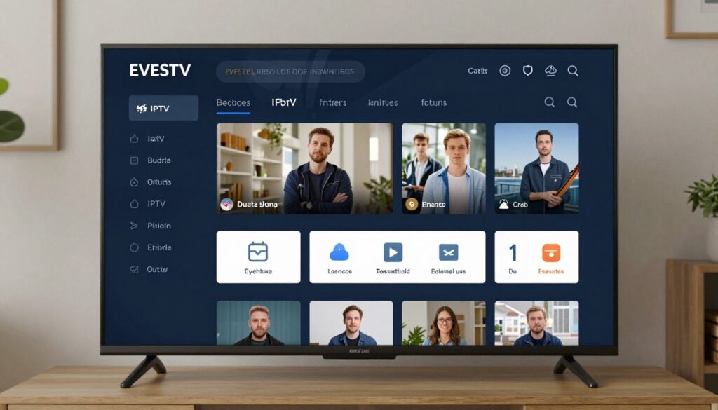 Image of EVESTV IPTV interface highlighting its stable streaming experience Image of EVESTV IPTV interface highlighting its stable streaming experience