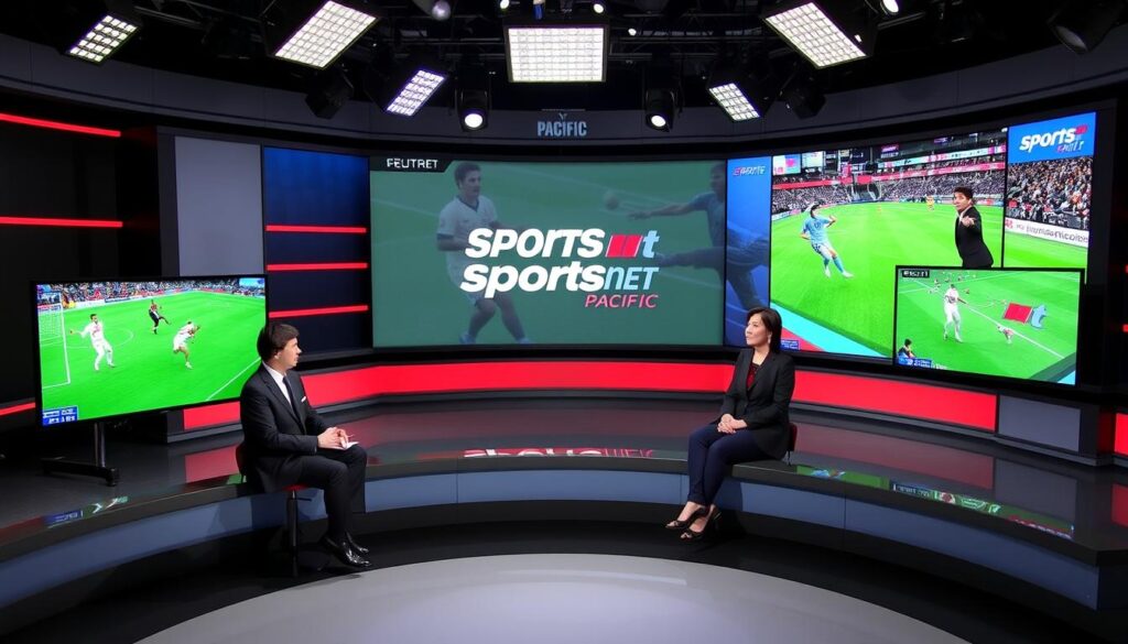 Image of Sportsnet Pacific broadcast Image of Sportsnet Pacific broadcast