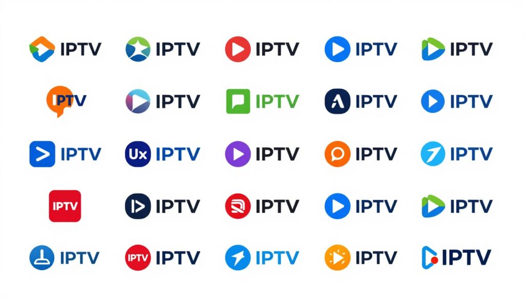 Image of various IPTV service providers' logos Image of various IPTV service providers' logos