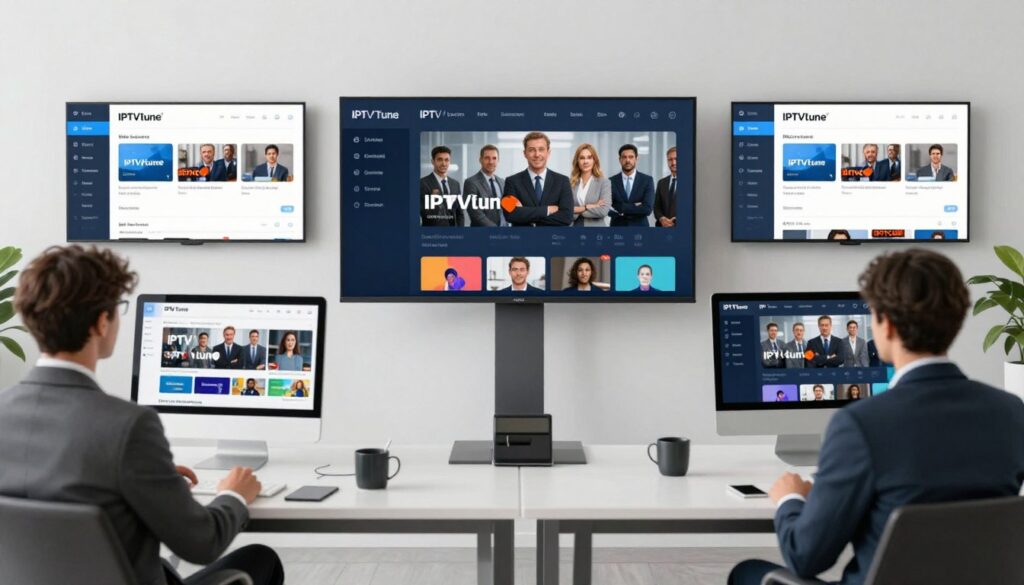 Generate an image highlighting IPTVtune's customizable features. Generate an image highlighting IPTVtune's customizable features.